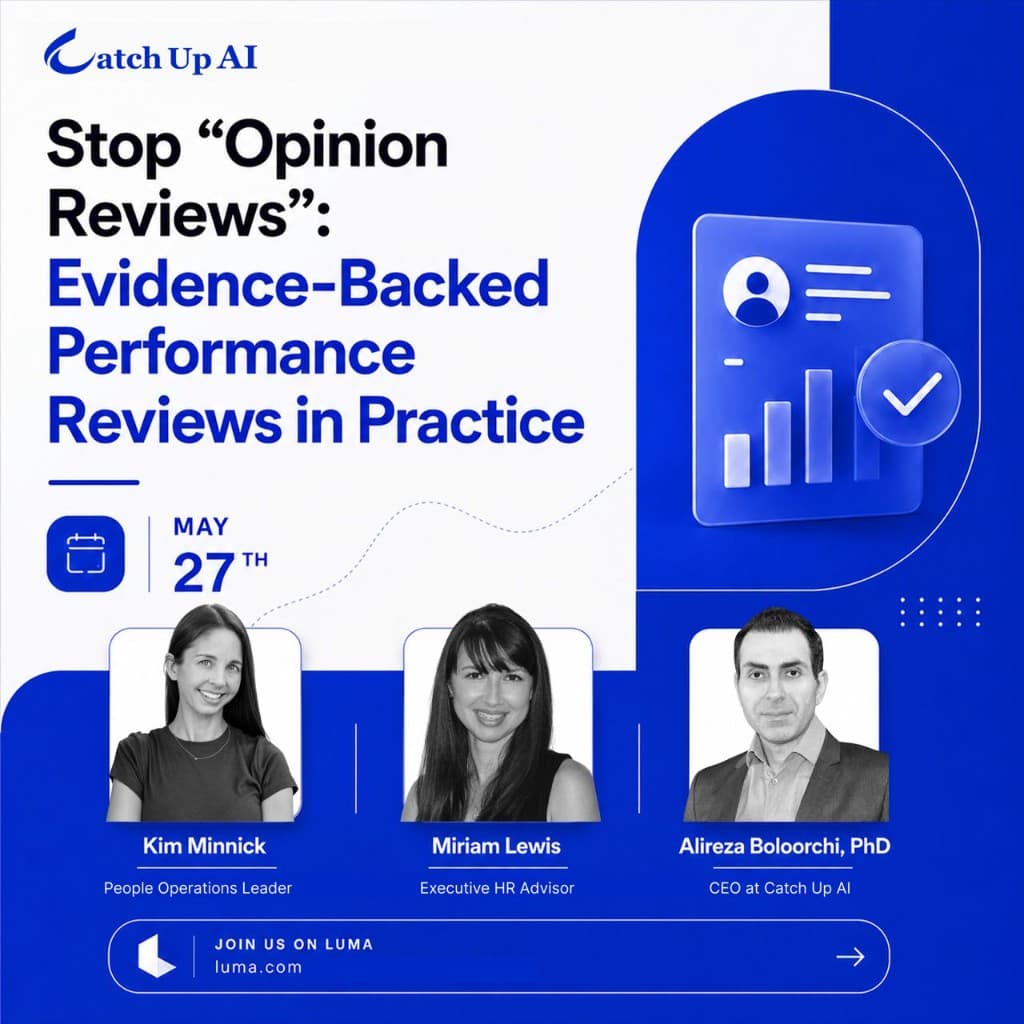 Stop "Opinion Reviews": Evidence-Backed Performance Reviews in Practice
