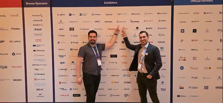 Catch Up AI team at an industry event